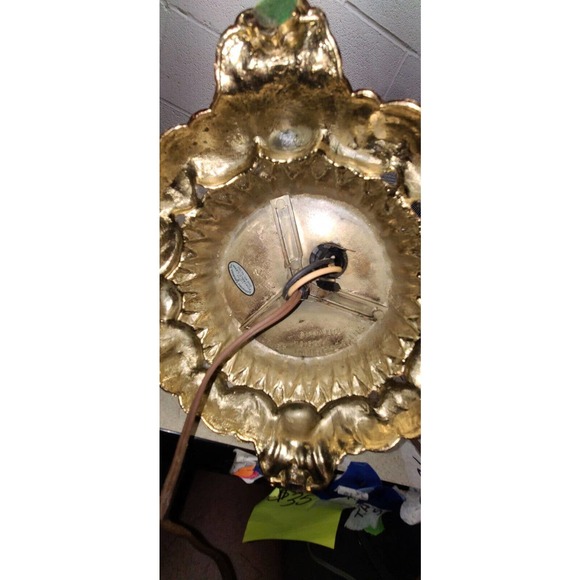 Vintage 1972 Ef & Ef Industries Double Globe Crystal Lamp - 537X - 24" Tall - Picture 6 of 7